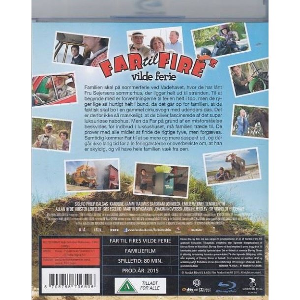 Far til fires vilde ferie (Blu-ray)