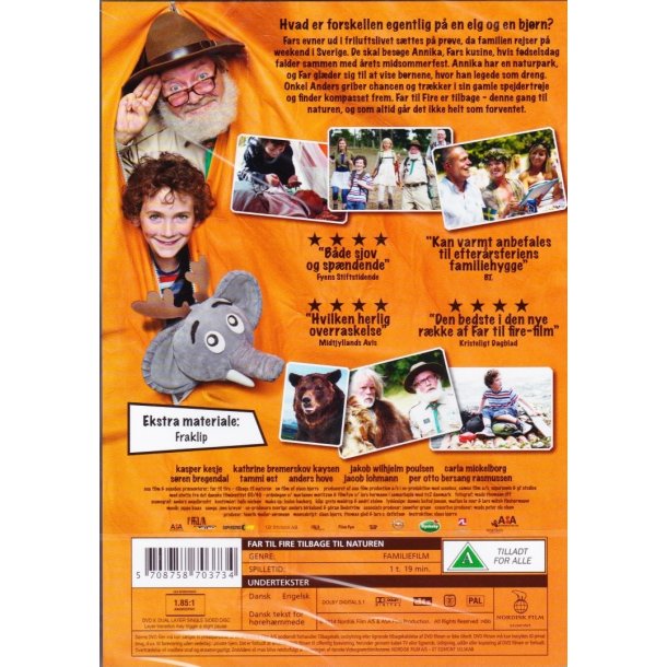 Far til fire - Tilbage til naturen (DVD)