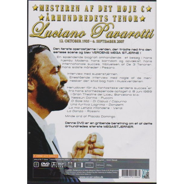 Farvel til en legende - Verdens St�rste Tenor (DVD)
