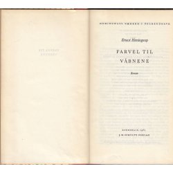 Farvel til v�bnene (Bog)