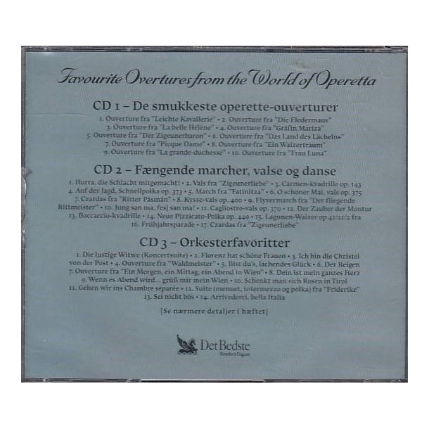 Favourite overtures from the world of Operetta (CD)