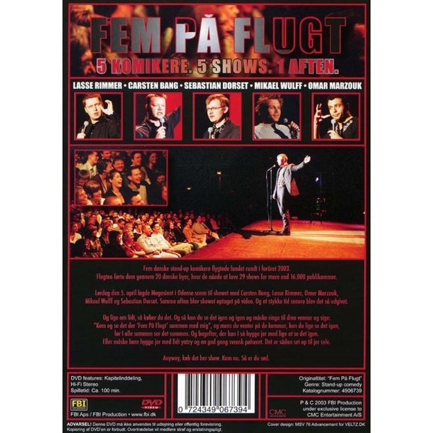 Fem p� flugt (DVD)