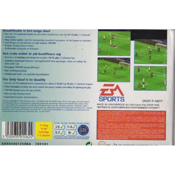 Fifa 98 - Road to world cup (Spil)