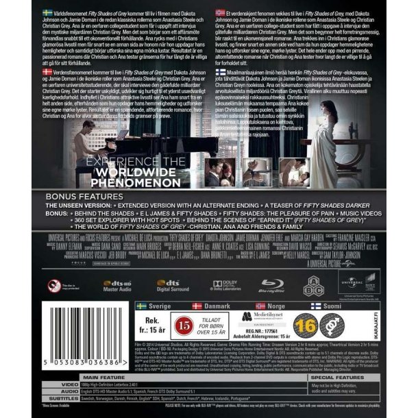Fifty shades of Grey (Blu-ray)