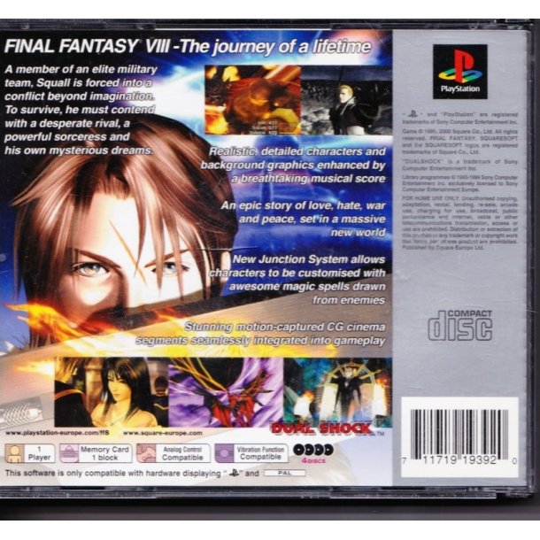 Final fantasy VIII (Spil)