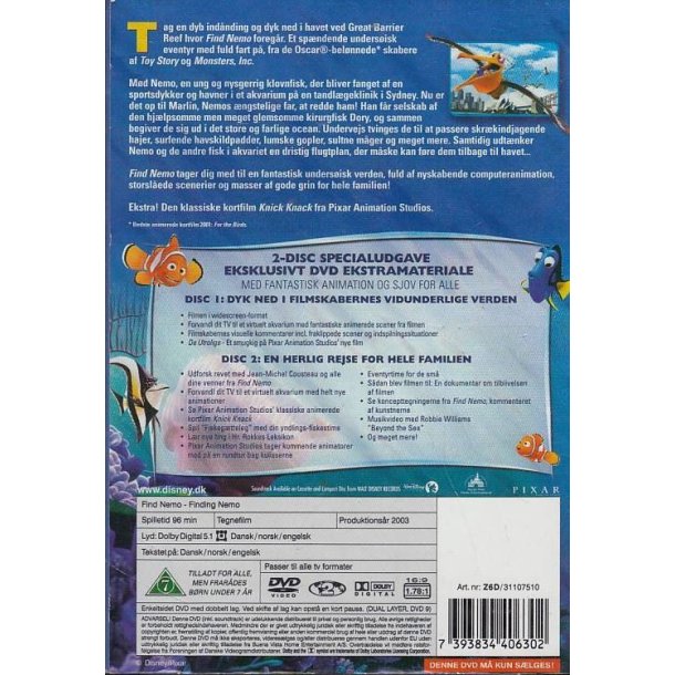 Find Nemo - Disney Pixar nr. 5 (DVD)