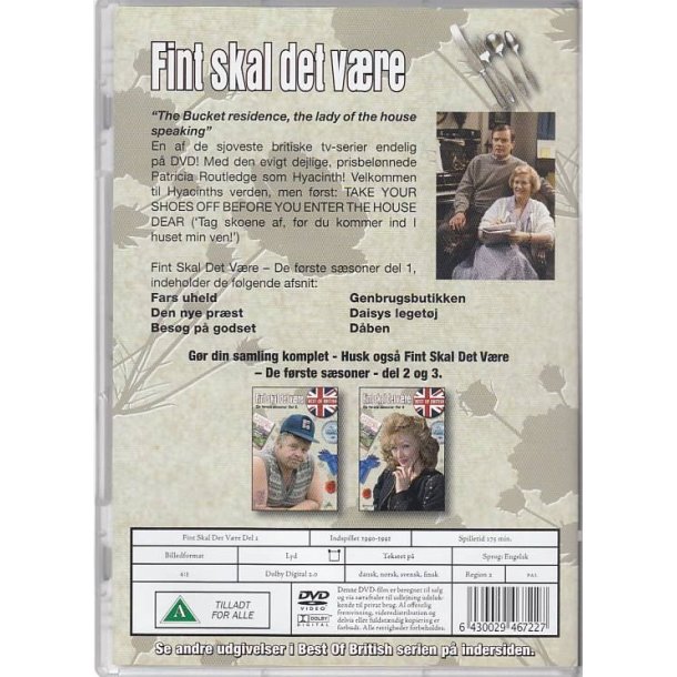 Fint skal det v�re - S�son 1 Del 1 (DVD)