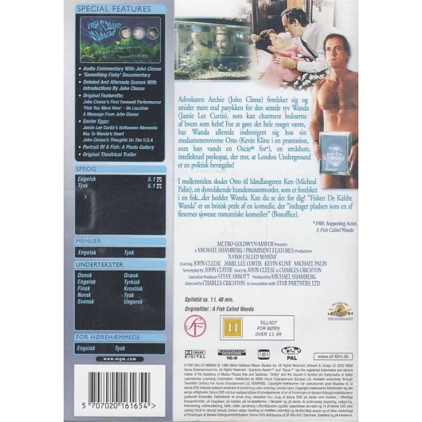 Fisken de kaldte Wanda (DVD)