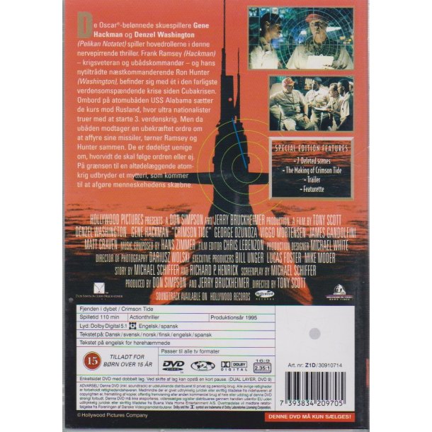 Fjenden i dybet (DVD)