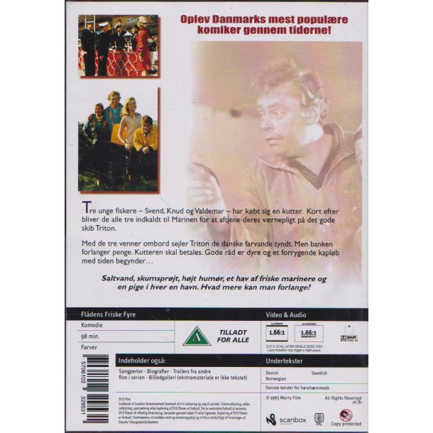 Fl�dens friske fyre (DVD)