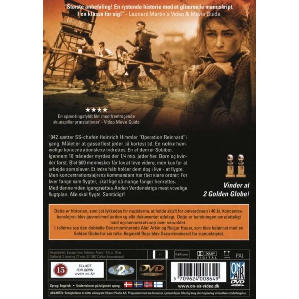 Flugten fra Sobibor (DVD)