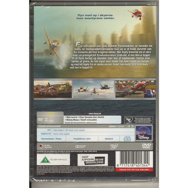 Flyvemaskiner - Disney (DVD)