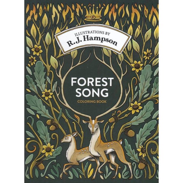 Forest Song Coloring Book (Bog)