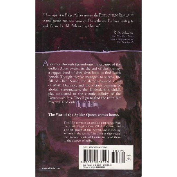 Annifjilation - War of the spider queen vol. 5 (Bog)