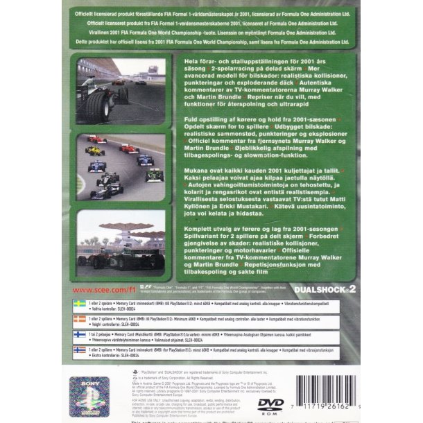 Formula one 2001 (Spil)