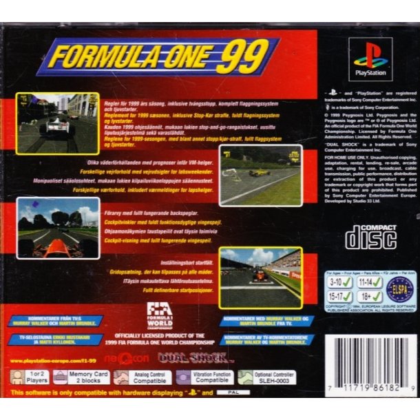 Formula one 99 (Spil)