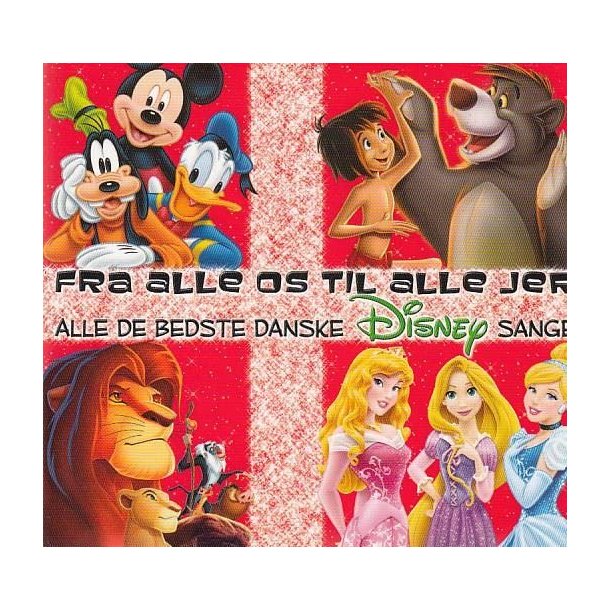 Alle de bedste danske Disney sange (CD)