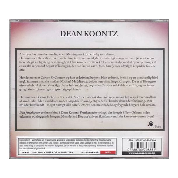 Frankenstein 1  - Den fortabte s�n (Lydbog)