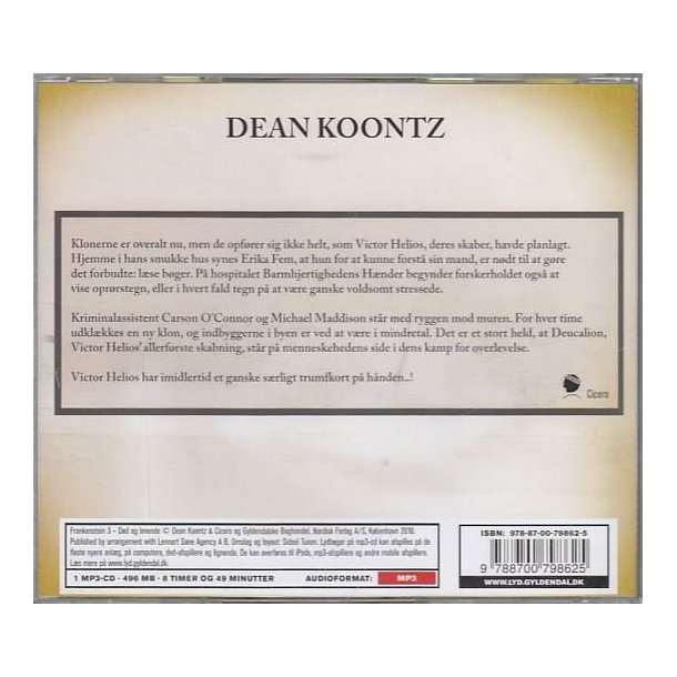 Frankenstein 3 - D�d og levende (Lydbog)