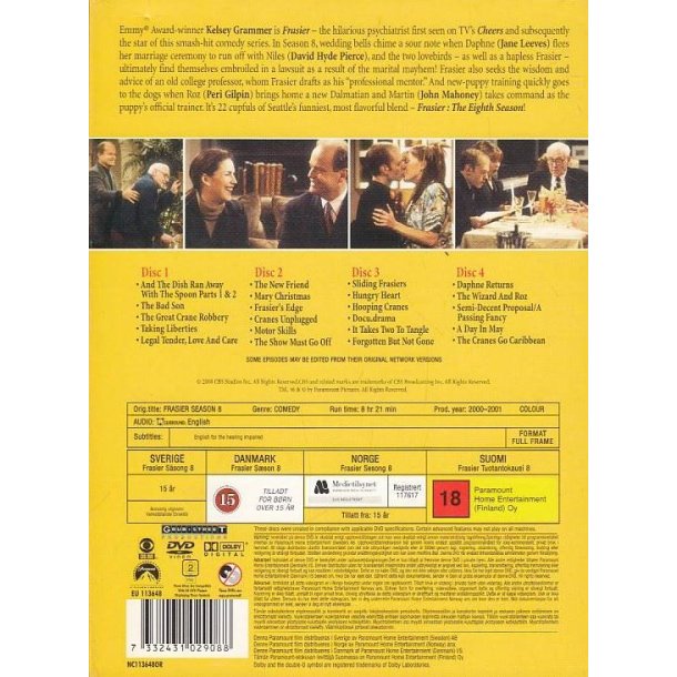 Frasier - S�son 8 (DVD)