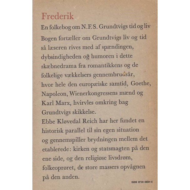 Frederik - En folkebog om N.F.S. Grundtvigs tid og liv