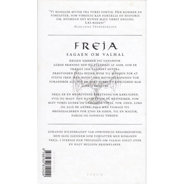 Freja - Sagaen om Valhal (Bog)