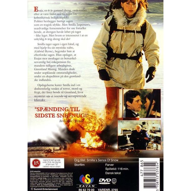 Fr�ken Smillas fornemmelse for sne (DVD)