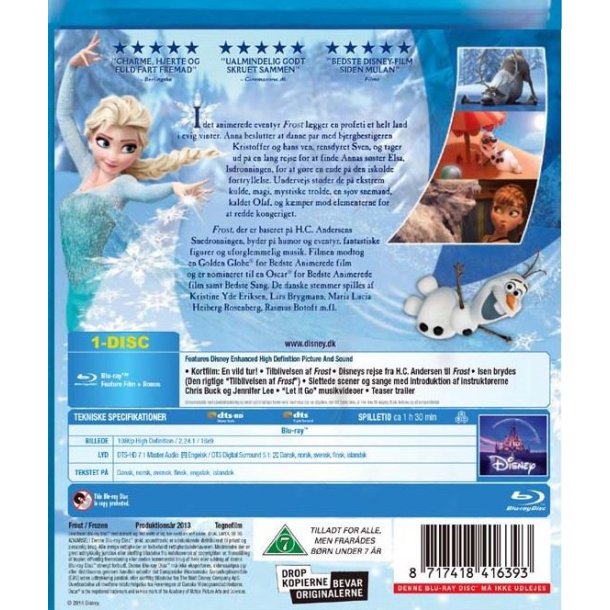 Frost - Disney klassikere nr. 52 (Blu-ray)