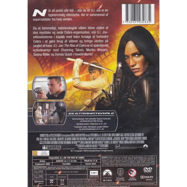 G.I. Joe - The rise of Cobra (DVD)