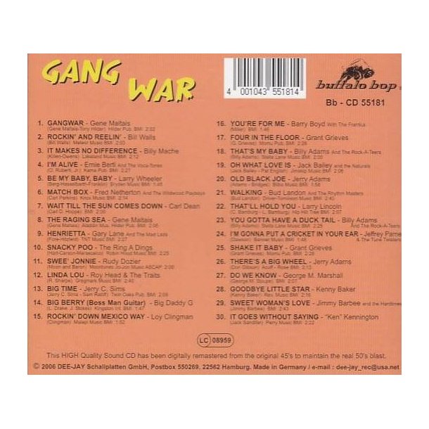 Gang War (CD)