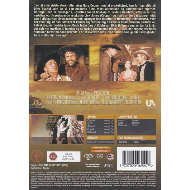 Manden fra Vesten (DVD)