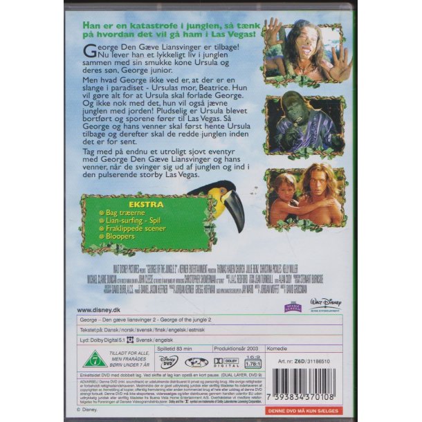 George - Den g�ve liansvinger 2 (DVD)