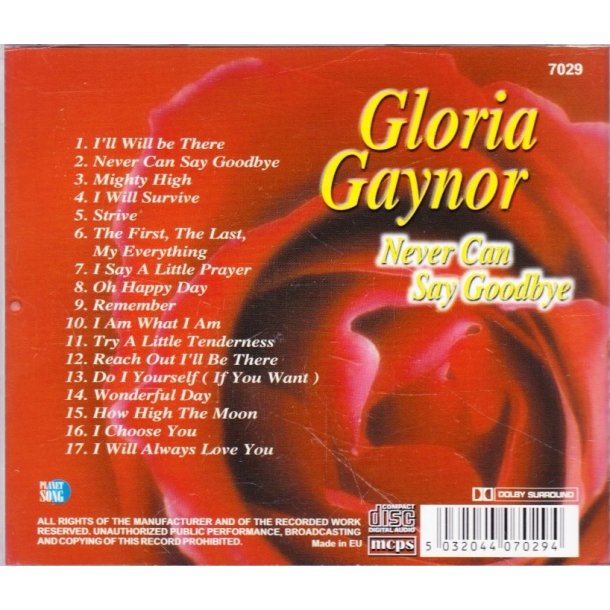 Never can say goodbye (CD)