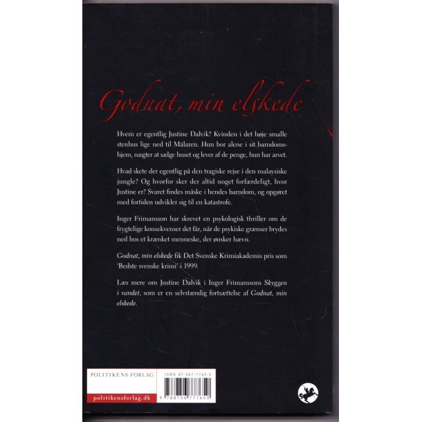 Godnat min elskede (Bog)