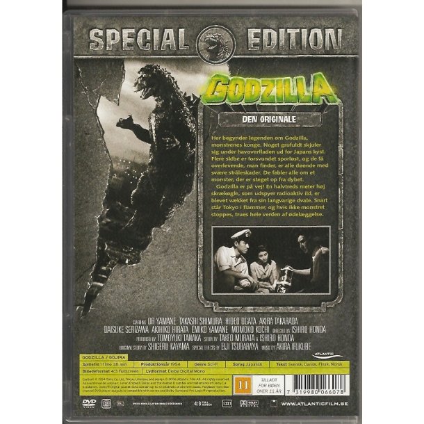 Godzilla - Den originale (DVD)