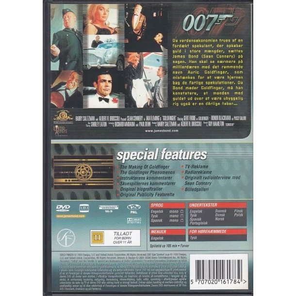 James Bond 007 - Goldfinger (DVD)