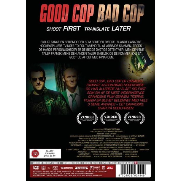 Good cop bad cop (DVD)