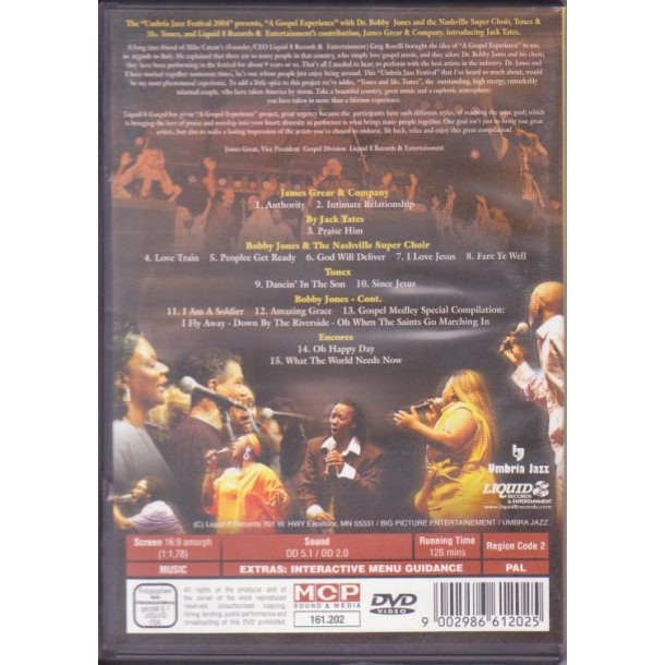 A Gospel experience - Live in Italy (DVD)