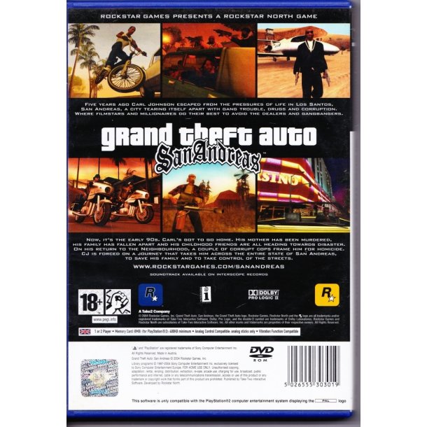 Grand theft auto - San Andreas - GTA (Spil)