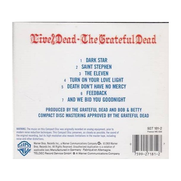 Live/Dead (CD)