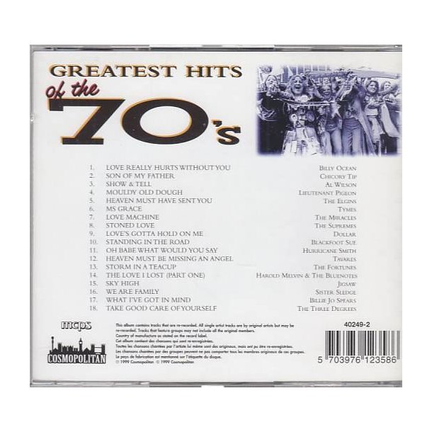 Greatest hits of the 70's (CD)