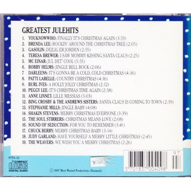 Greatest Julehits (CD)