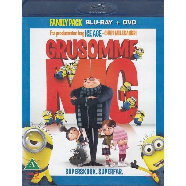 Grusomme mig (Blu-ray + DVD)