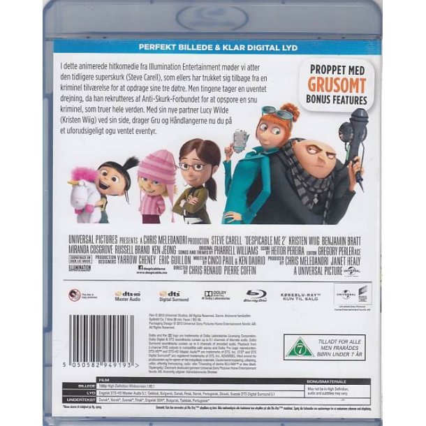 Grusomme mig 2 (Blu-ray)