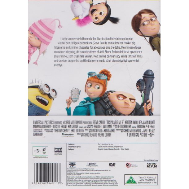 Grusomme mig 2 (DVD)