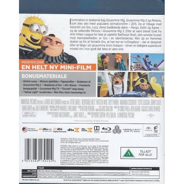 Grusomme mig 3 (Blu-ray)
