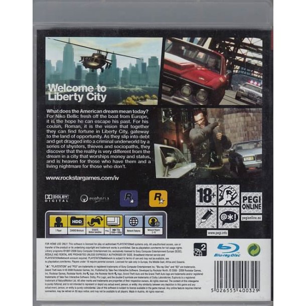 Grand theft auto IV - GTA 4 (Spil)