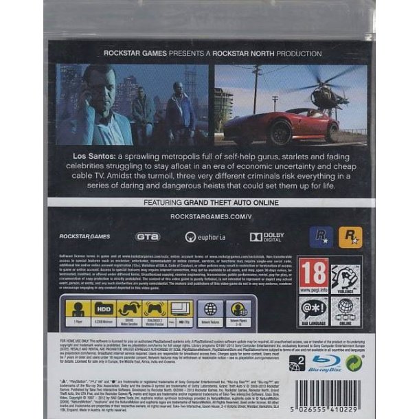 Grand theft auto V - GTA 5 (Spil)