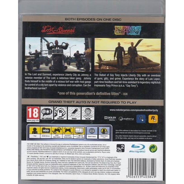 Grand theft auto - Liberty city - GTA (Spil)