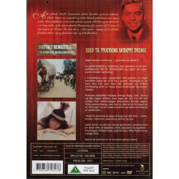 Guld til pr�riens skrappe drenge (DVD)